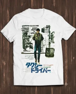 Japanese Taxi Driver Film Poster T-Shirt