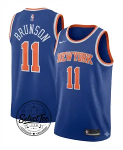 New York Knicks Jalen Brunson Basketball Jersey