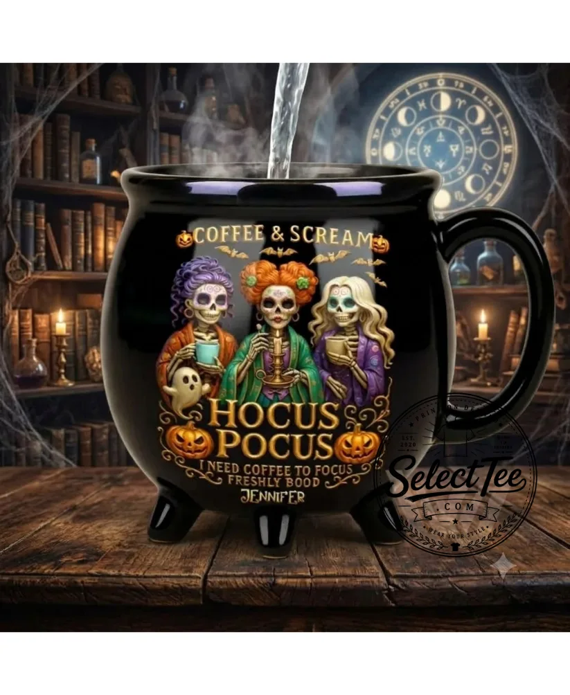 Spooky Trio Spellbinding Cauldron Mug