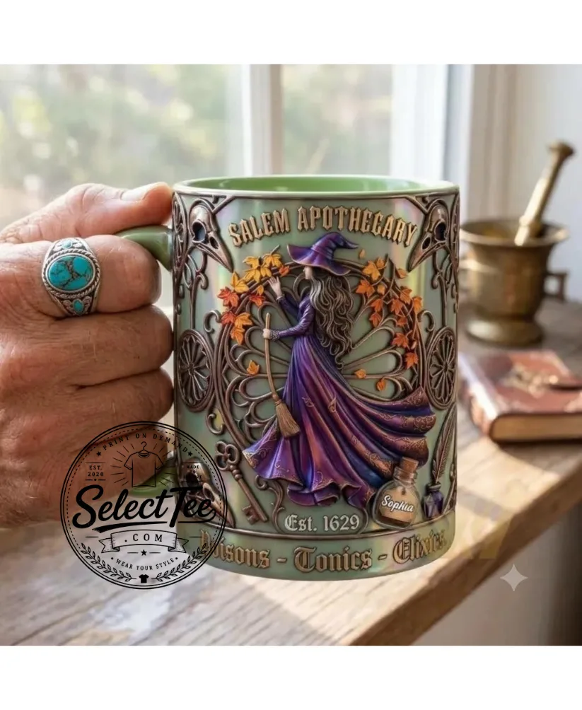 Vintage Witch's Brew Apothecary Mug