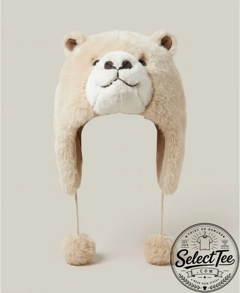 RM Honey Bear Plush Cap