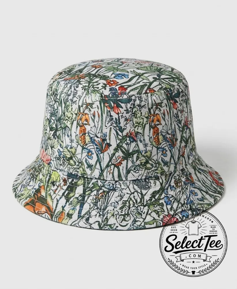 Jisoo Artistic Botanical Bucket Cap
