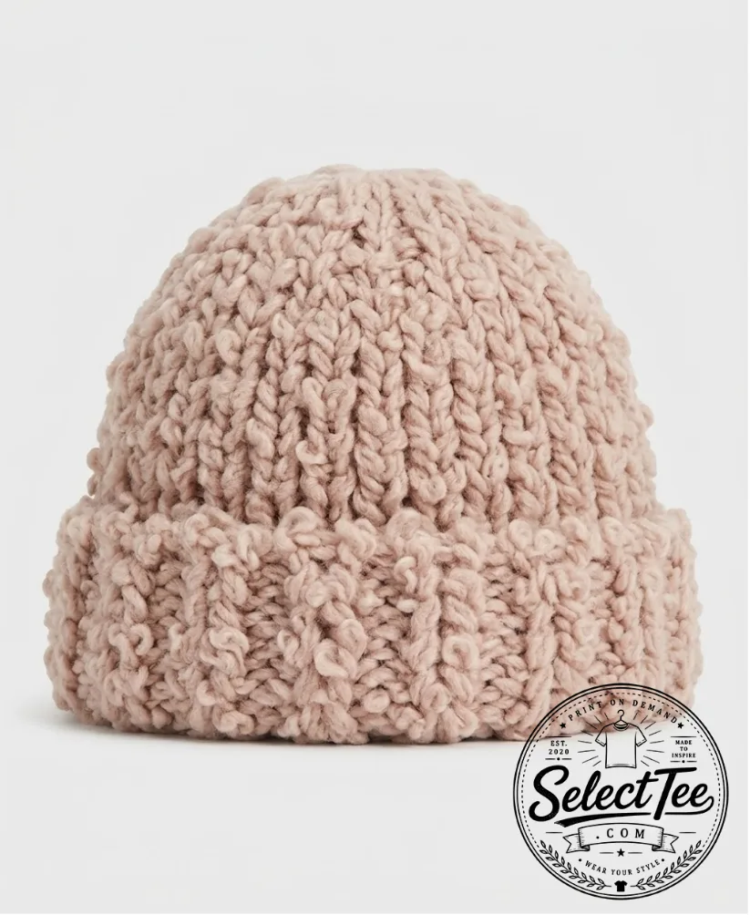 Lisa Sweet Pink Textured Beanie